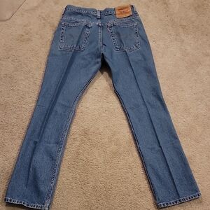 Levi's Classic Blue Jeans with Back Pockets